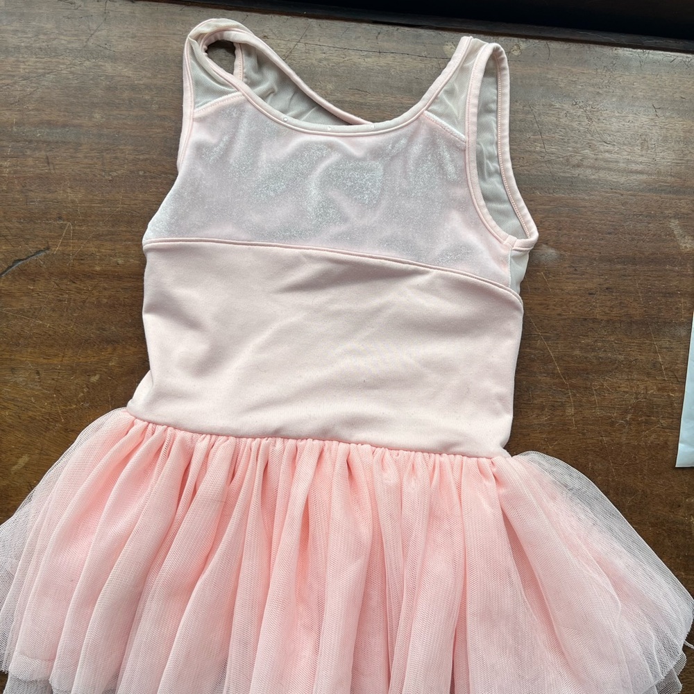 Mirella Light Pink Tutu Ballet Leotard